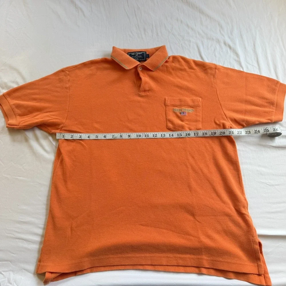 Polo Sport Ralph Lauren Vintage Polo Shirt Mens Large Cotton